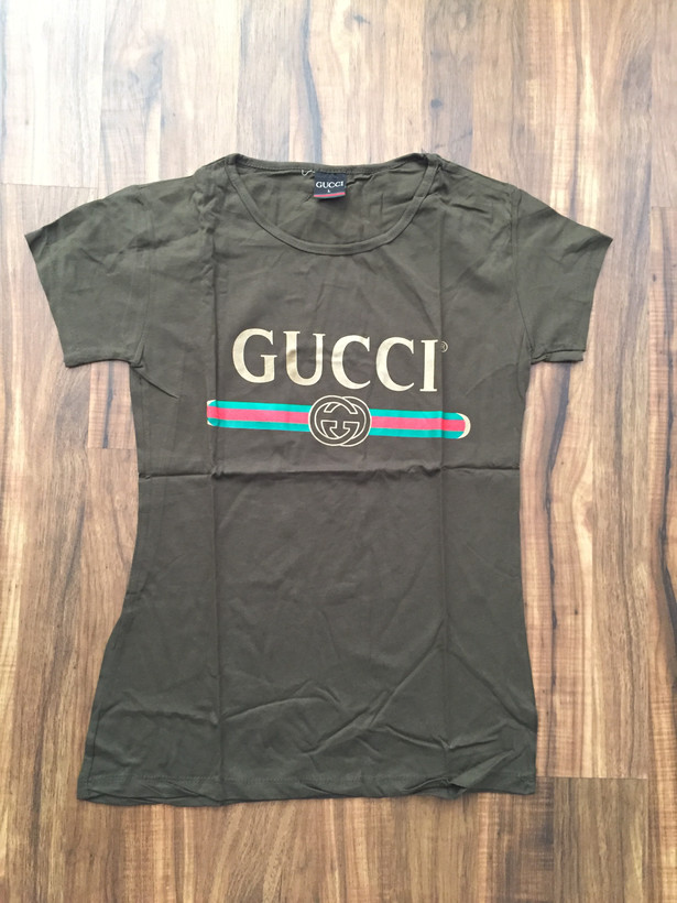 تیشرت زنانه جنس نخی برند GUCCI ساخت چین